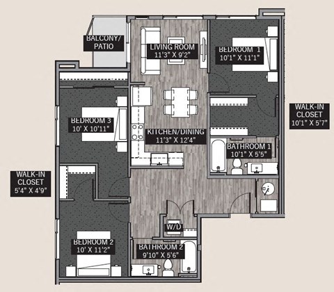 5173 Beeler Street Studio-3 Beds Apartment, Affordable, Fee Managed, Income Restriction for Rent - Photo Gallery 11